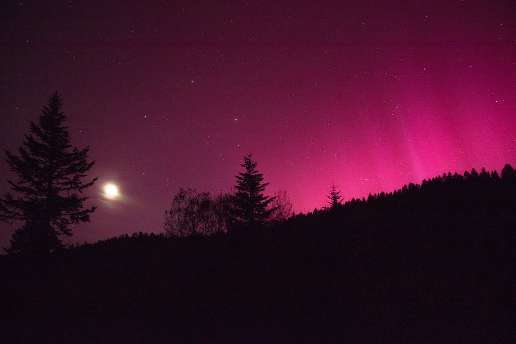 Aurore sous lune